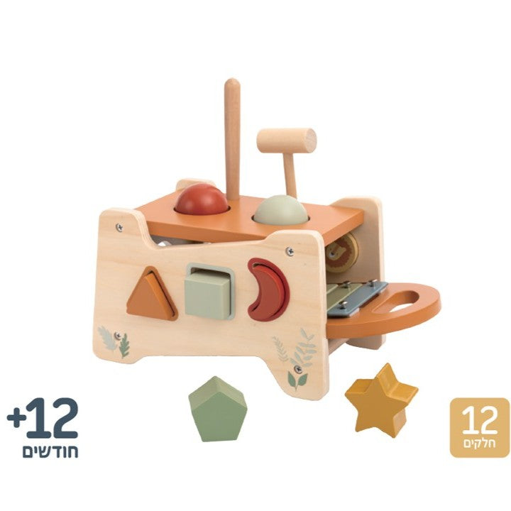 משחק הך פטיש מעץ עם קסילופון Shin Shin - דוארט | DoArt