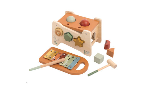 משחק הך פטיש מעץ עם קסילופון Shin Shin