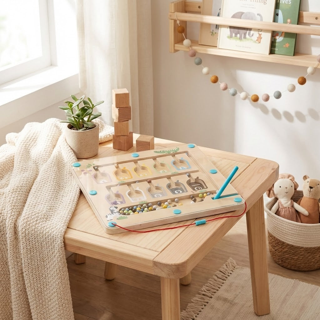 מבוך צבעים ומספרים מגנטי - Shin Shin - דוארט | DoArt