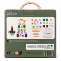 משחק איזון חיות מעץ Shin Shin