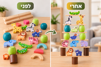 משחק איזון חיות מעץ Shin Shin