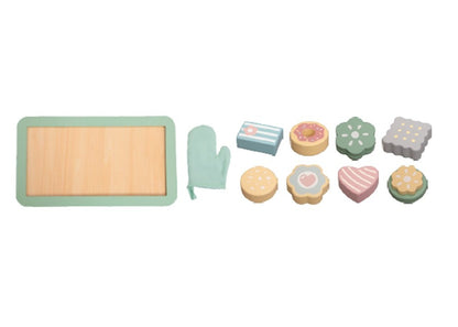 מגש עוגיות מעץ – סט משחק מטבח  Shin Shin