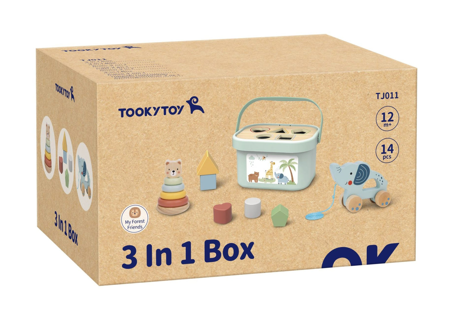 3 בקופסא Tooky Toy