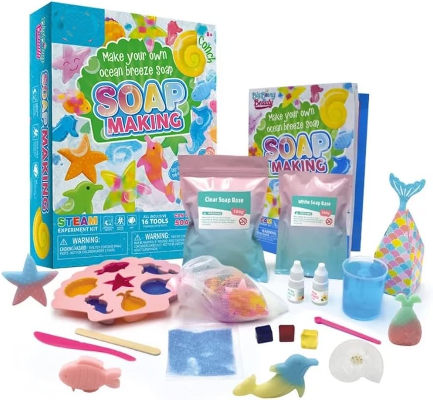 ערכה להכנת סבונים עולם הים - Shin Shin - דוארט | DoArt