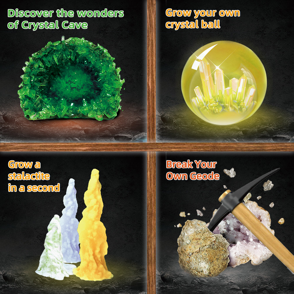 ערכה להכנת מערת קריסטלים - Shin Shin - דוארט | DoArt