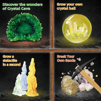 ערכה להכנת מערת קריסטלים - Shin Shin - דוארט | DoArt