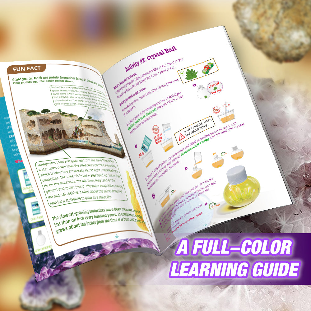 ערכה להכנת מערת קריסטלים - Shin Shin - דוארט | DoArt