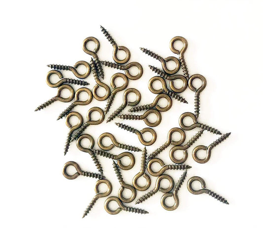 בורג עין לתליה - Mini Screw Eye Pins