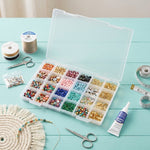 קופסת איחסון פלסטיק מחולקת 24 תאים