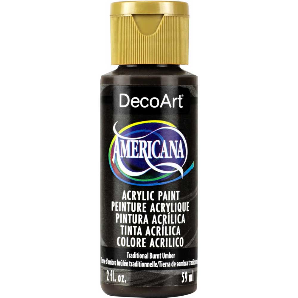צבע אקרילי אמריקנה Traditional Burnt Umber DA221 - דוארט | DoArt