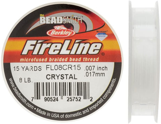 חוט חריזה FIRELINE - טיבעי CRYSTAL אורך 15Y