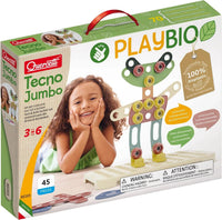 ערכת בנייה אקולוגית טכנו ג’מבו BIO 45 חלקים - Quercetti - דוארט | DoArt