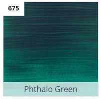 אמסטרדם אקר'' 120 מל'' - 675 PHTHALO GREEN