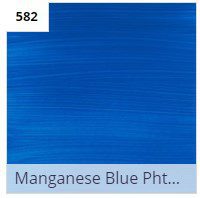 אמסטרדם אקר'' 120 מל'' - 582 MANGANES BLUE PHTHALO