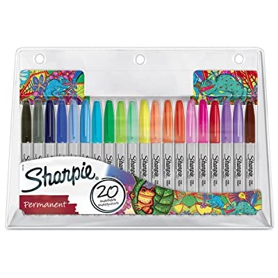 טושי שרפי - SHARPIE סט 20 FINE POINT