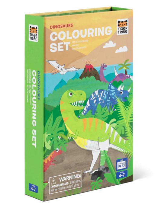 סט צביעה - דינו Tiger Tribe - דוארט | DoArt