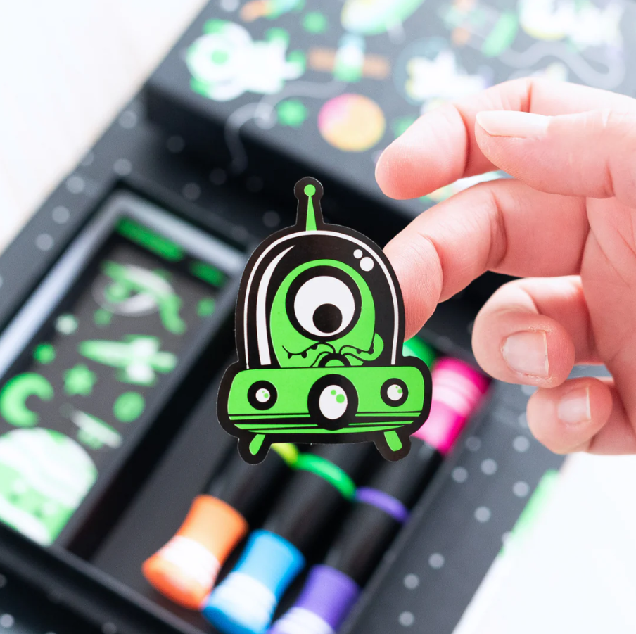 סט צביעה ניאון - כוכבי הכביש Tiger Tribe - דוארט | DoArt