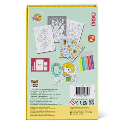 סט צביעה - בנות הים Tiger Tribe - דוארט | DoArt