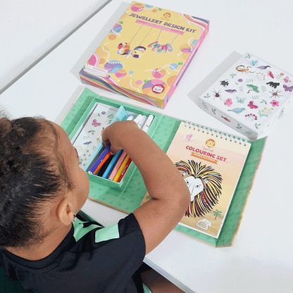 סט צביעה - חיות אול סטארס Tiger Tribe - דוארט | DoArt