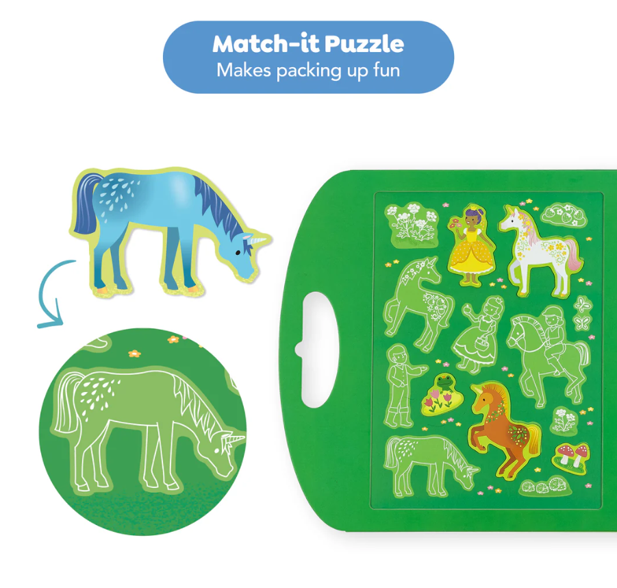 משחק מגנטים פולדר נשיאה - חדי קרן Tiger Tribe - דוארט | DoArt