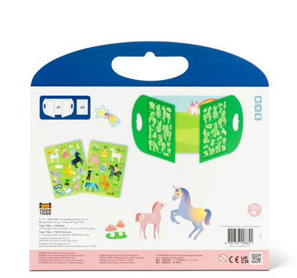 משחק מגנטים פולדר נשיאה - חדי קרן Tiger Tribe - דוארט | DoArt