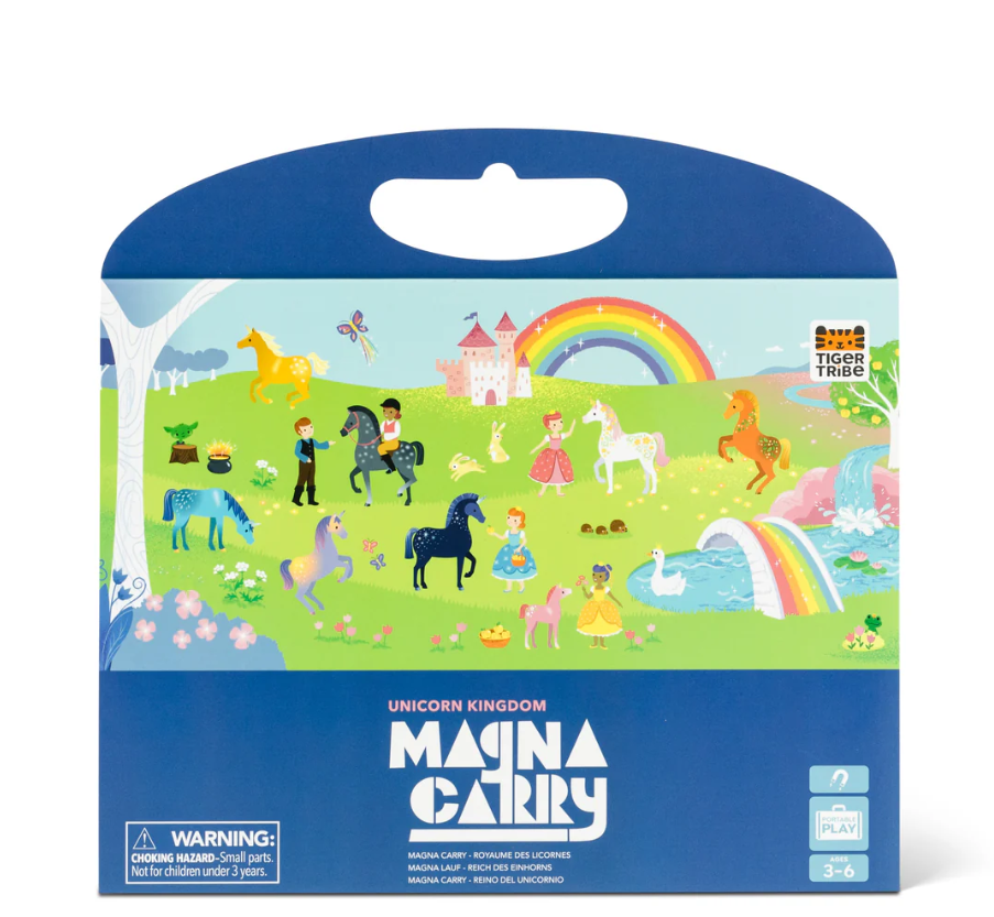 משחק מגנטים פולדר נשיאה - חדי קרן Tiger Tribe - דוארט | DoArt