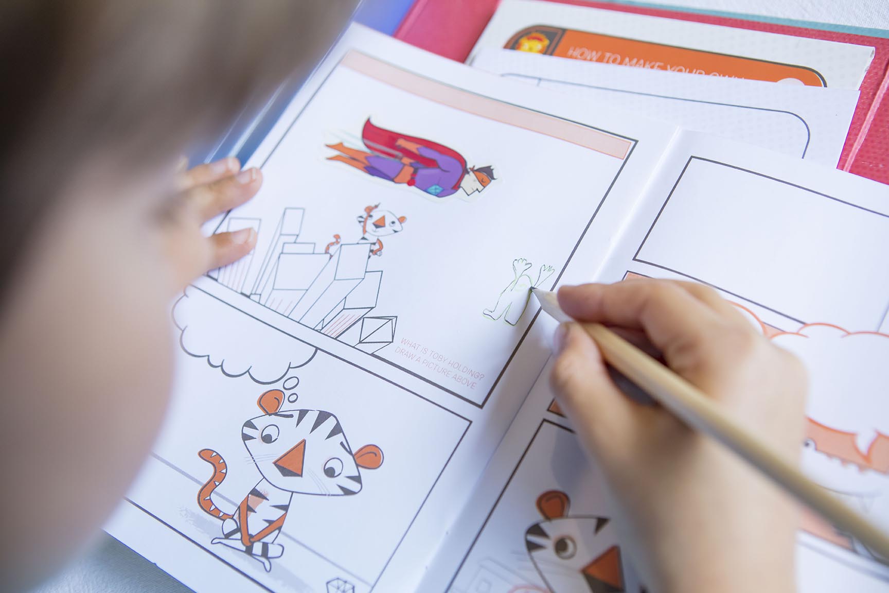 ערכת פעילות איך לצייר? - קומיקס Tiger Tribe - דוארט | DoArt