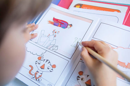 ערכת פעילות איך לצייר? - קומיקס Tiger Tribe - דוארט | DoArt