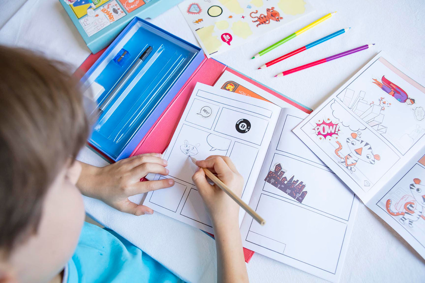 ערכת פעילות איך לצייר? - קומיקס Tiger Tribe - דוארט | DoArt