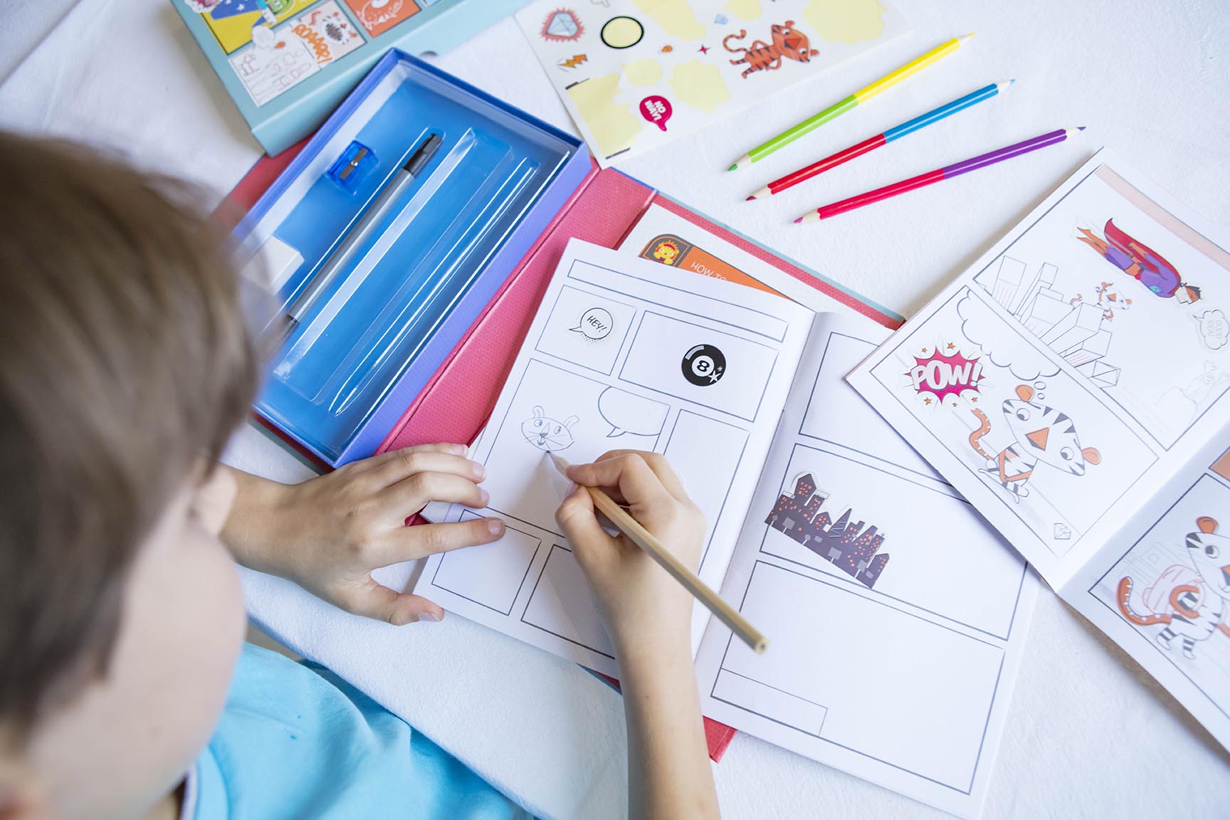 ערכת פעילות איך לצייר? - קומיקס Tiger Tribe - דוארט | DoArt