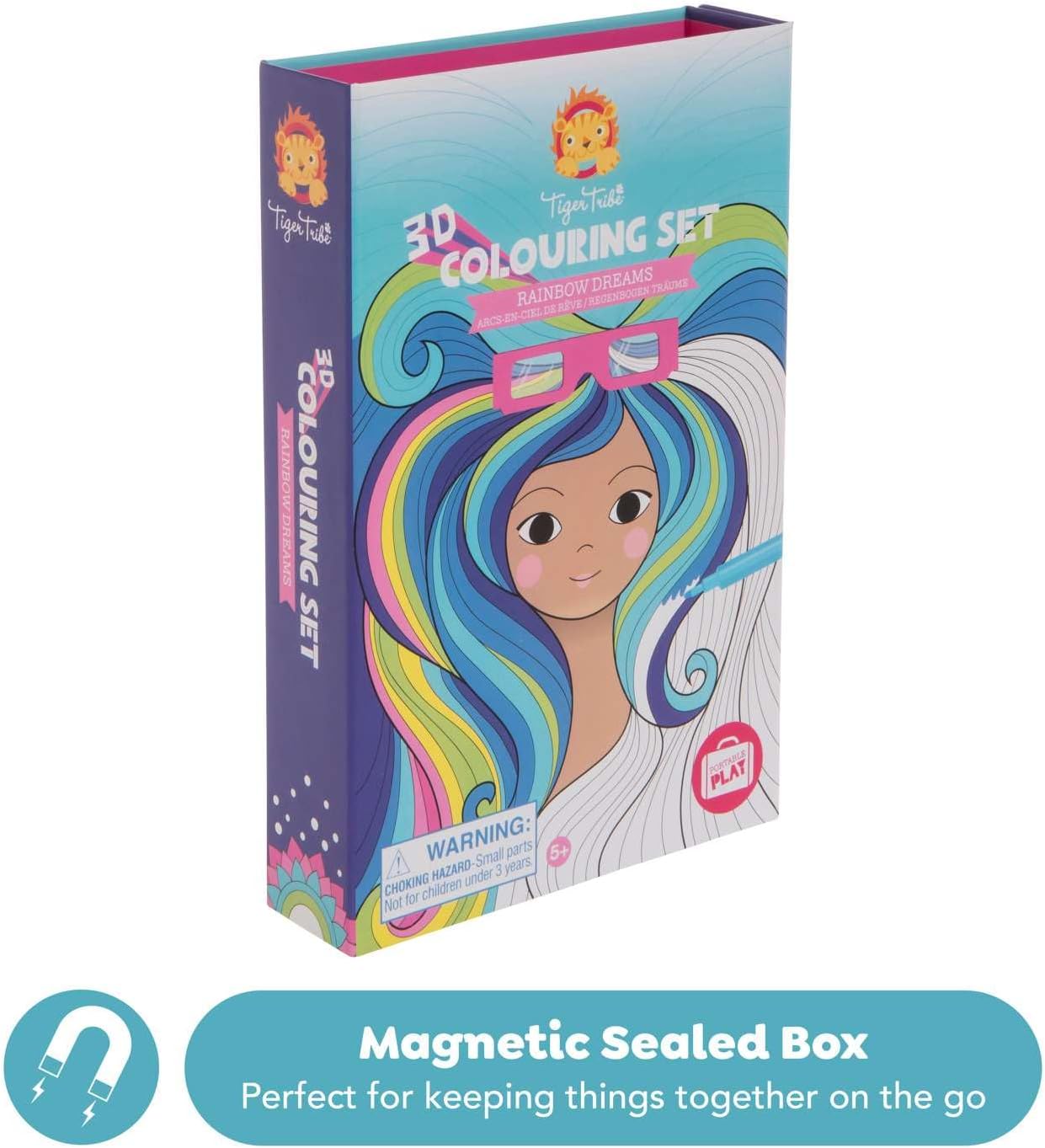 סט צביעה 3D - צבעי קשת Tiger Tribe - דוארט | DoArt