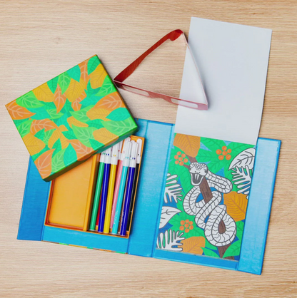 סט צביעה 3D - חיות, יצורים עזים Tiger Tribe - דוארט | DoArt