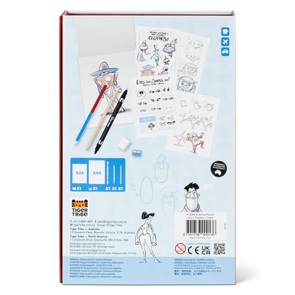 ערכת פעילות איך לצייר? - אנשים Tiger Tribe - דוארט | DoArt