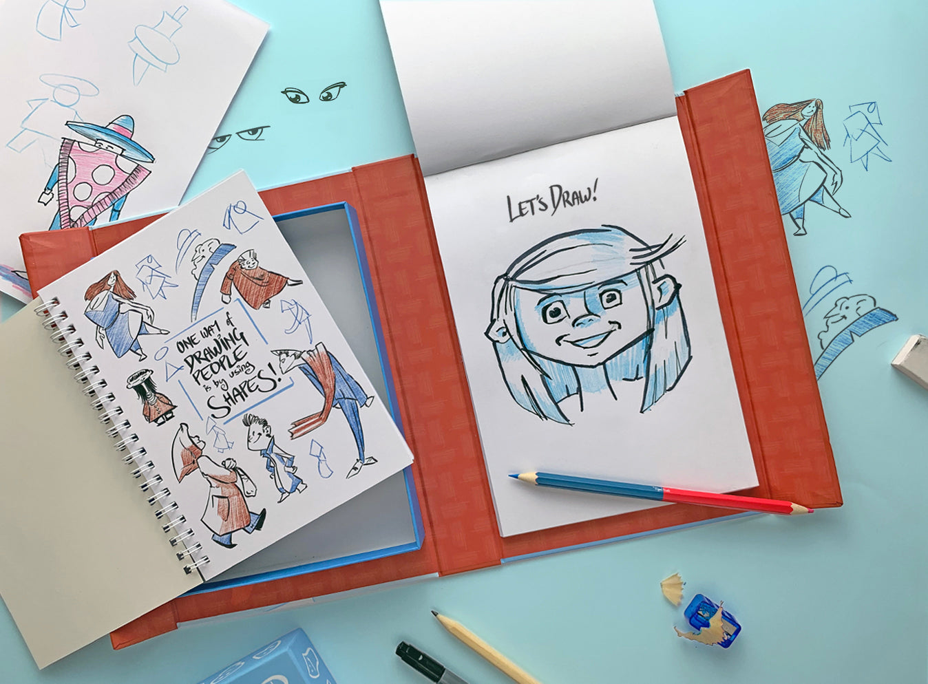 ערכת פעילות איך לצייר? - אנשים Tiger Tribe - דוארט | DoArt