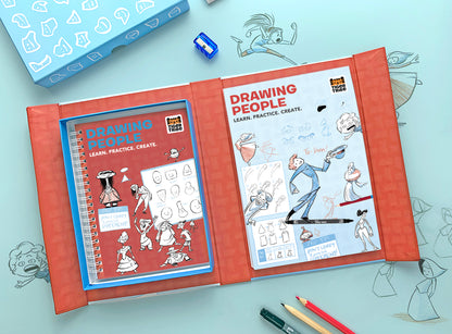 ערכת פעילות איך לצייר? - אנשים Tiger Tribe - דוארט | DoArt