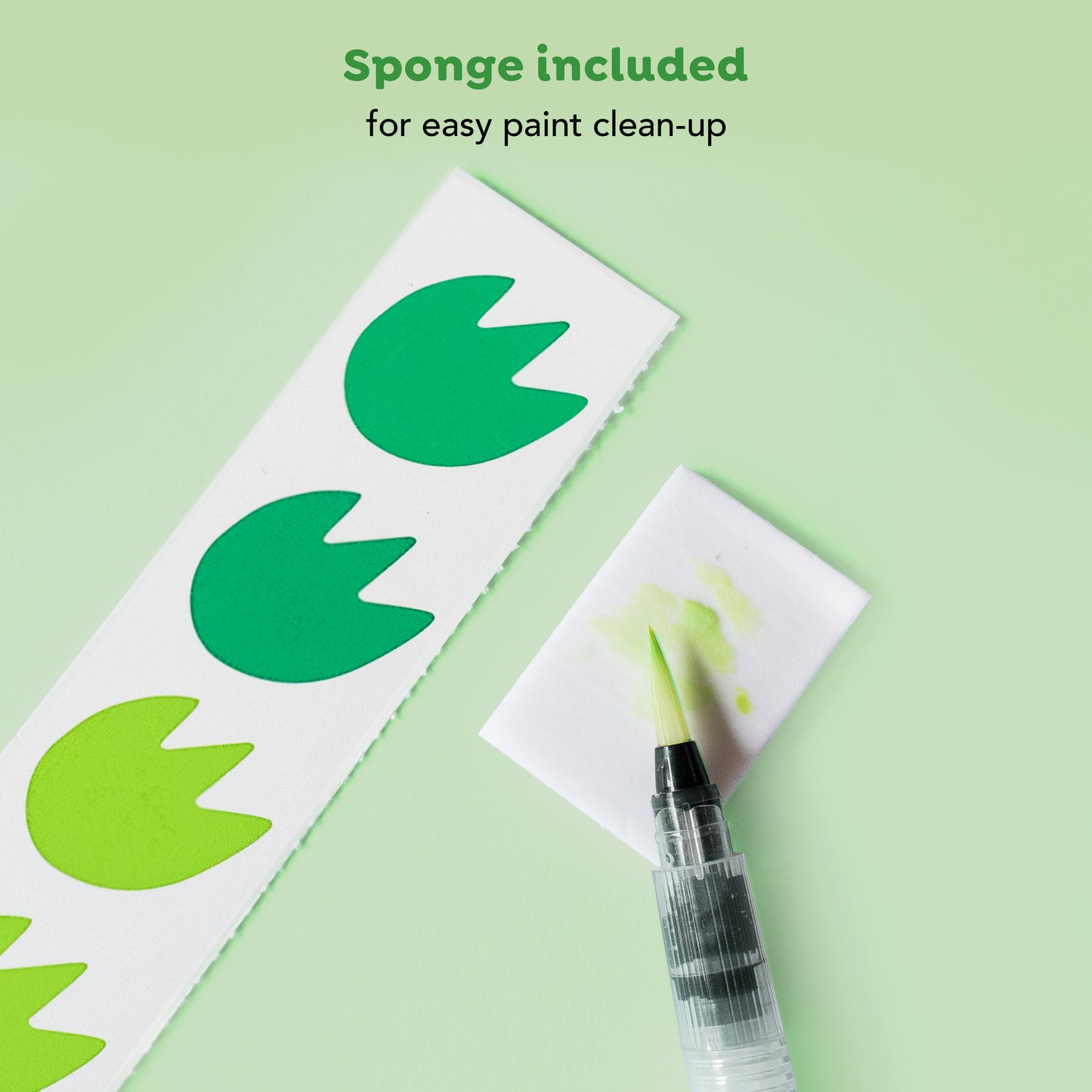 ערכת צביעת תמונה בצבעי מים - דינוזאורים Tiger Tribe