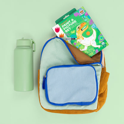 ערכת צביעת תמונה בצבעי מים - דינוזאורים Tiger Tribe