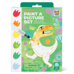 ערכת צביעת תמונה בצבעי מים - דינוזאורים Tiger Tribe