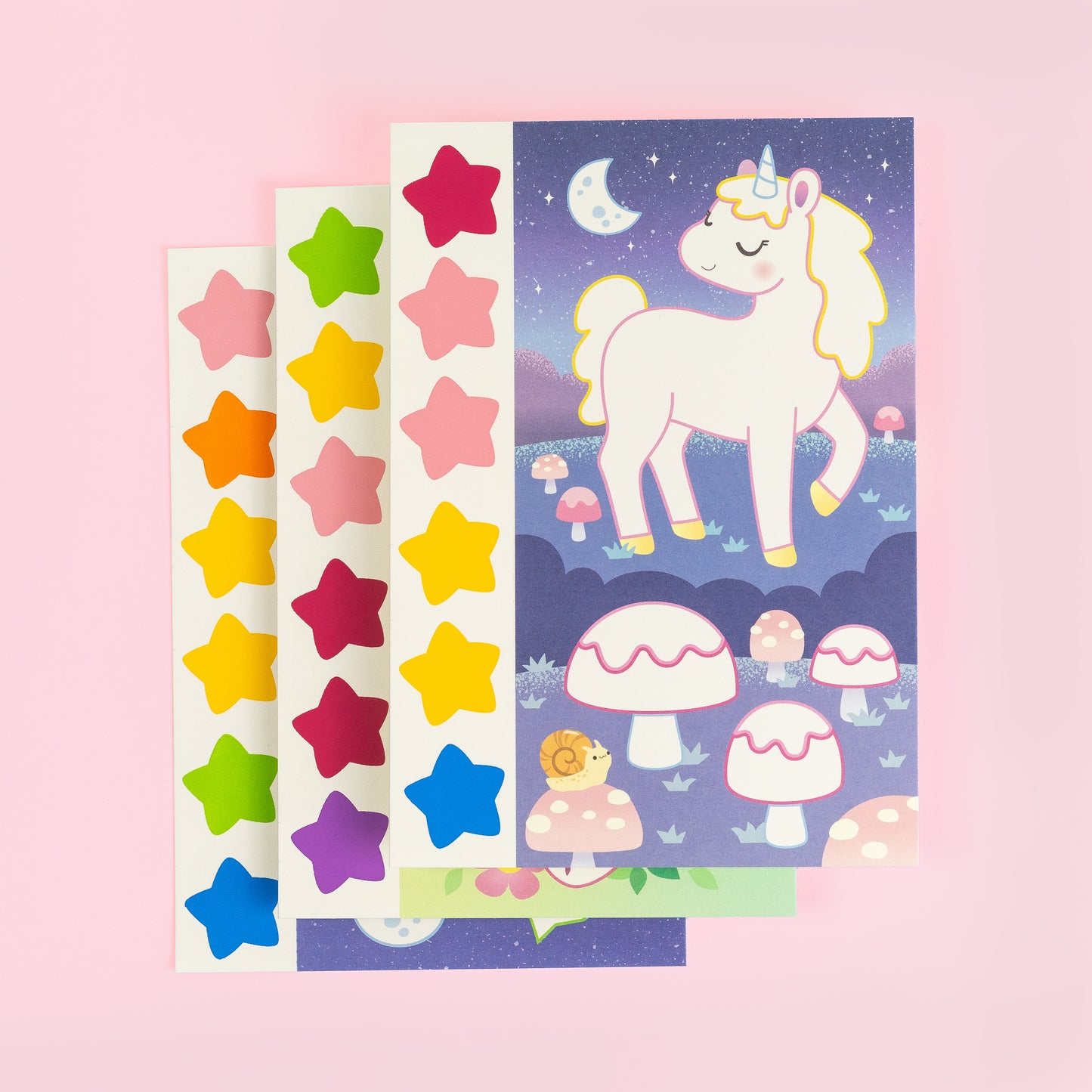 ערכת צביעת תמונה בצבעי מים - חדי קרן Tiger Tribe