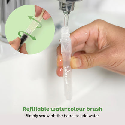 ערכת צביעת תמונה בצבעי מים - חיות בר Tiger Tribe