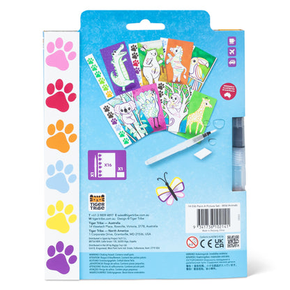 ערכת צביעת תמונה בצבעי מים - חיות בר Tiger Tribe