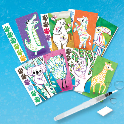 ערכת צביעת תמונה בצבעי מים - חיות בר Tiger Tribe