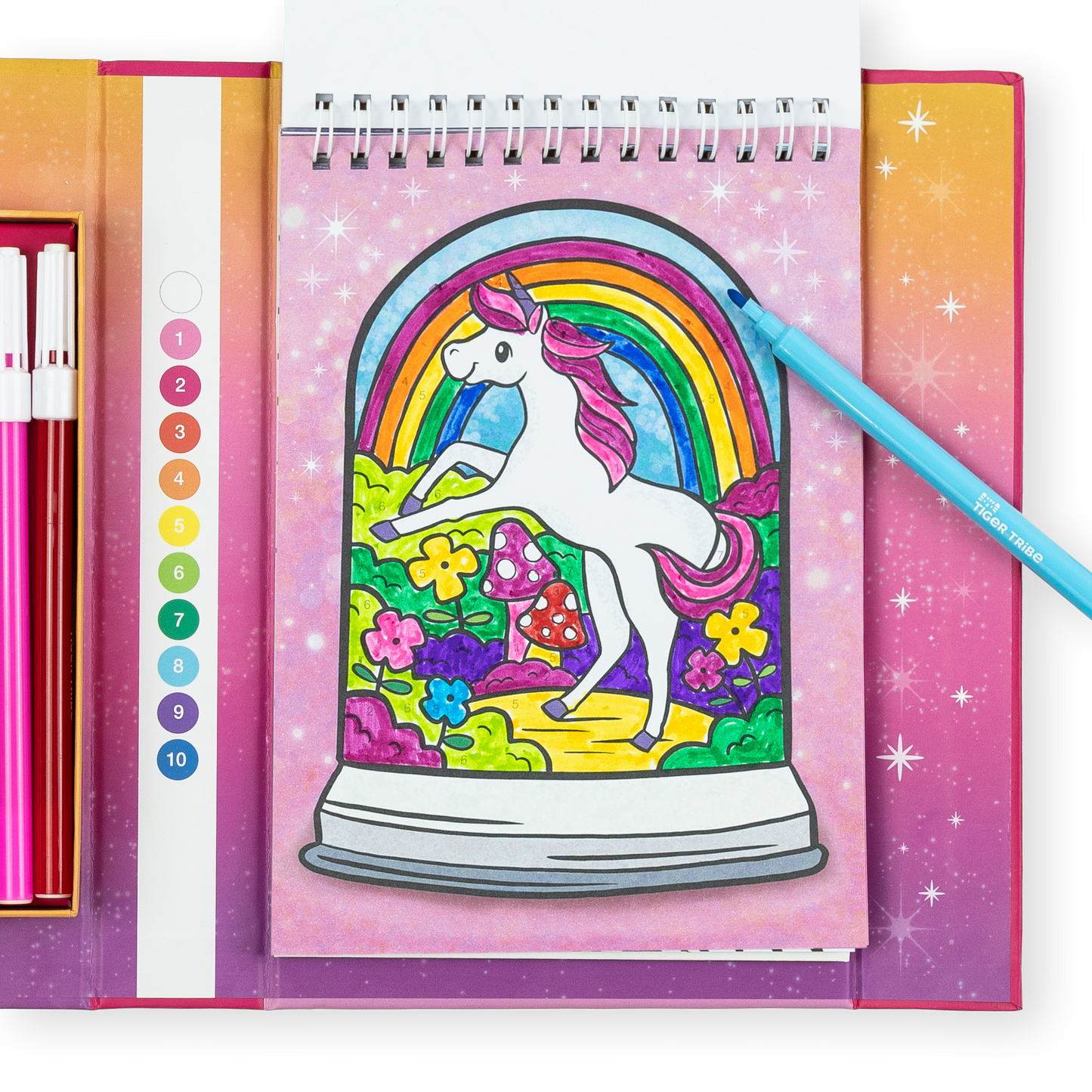ערכת צביעה לפי מספרים - חלום של חד קרן Tiger Tribe