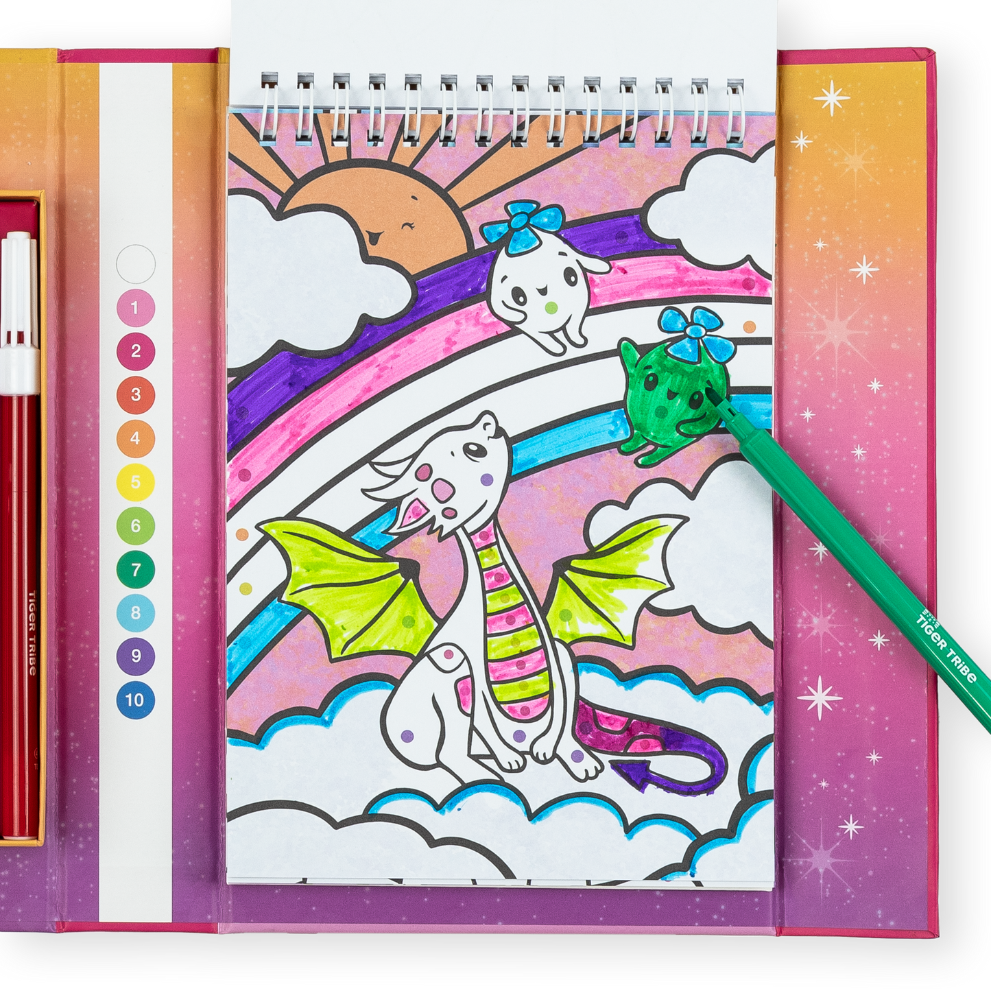 ערכת צביעה לפי מספרים - חלום של חד קרן Tiger Tribe