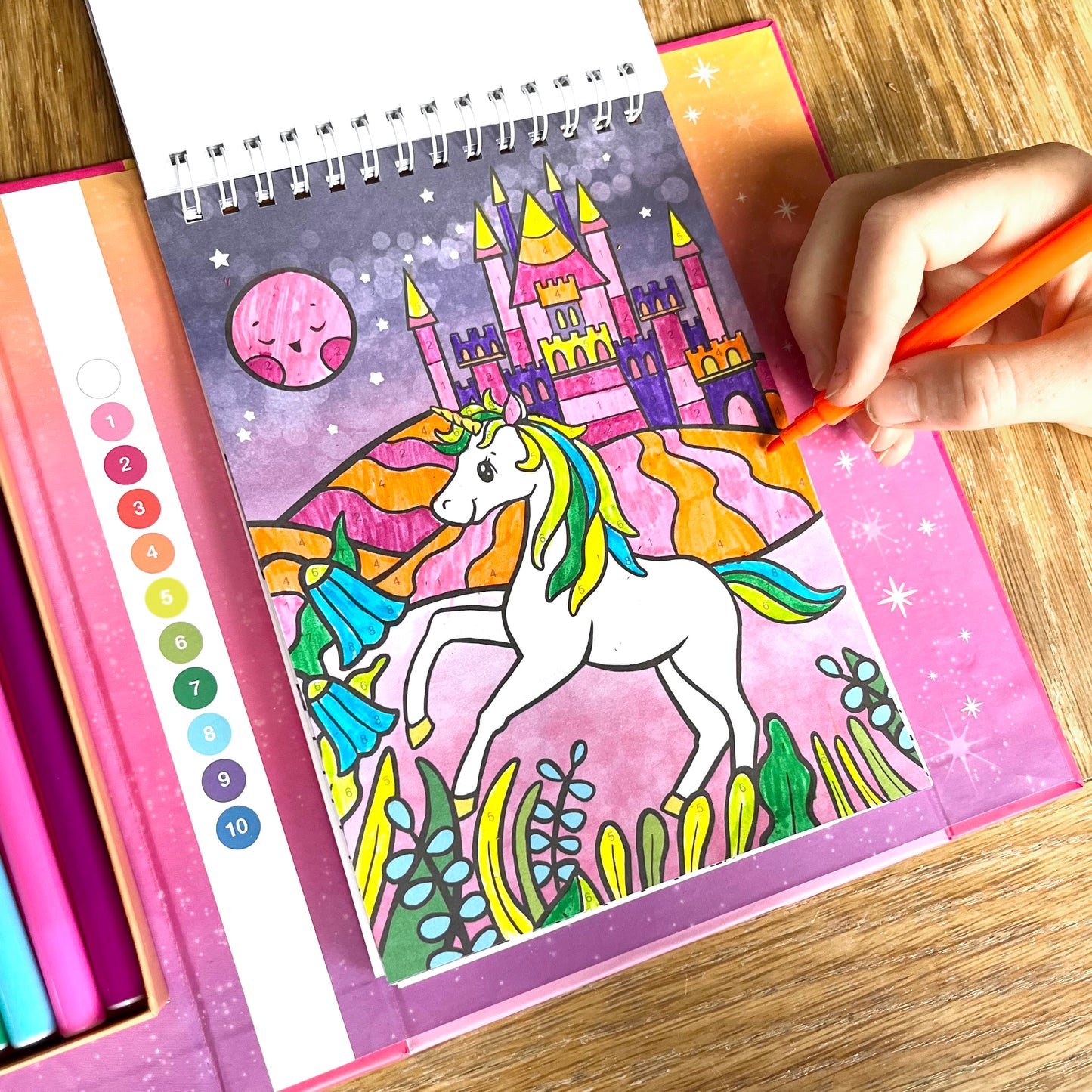 ערכת צביעה לפי מספרים - חלום של חד קרן Tiger Tribe