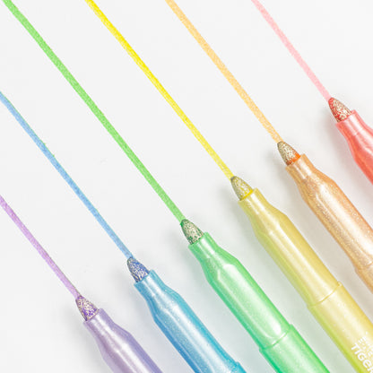 טושים מנצנצים (שימר) - Tiger Tribe - דוארט | DoArt