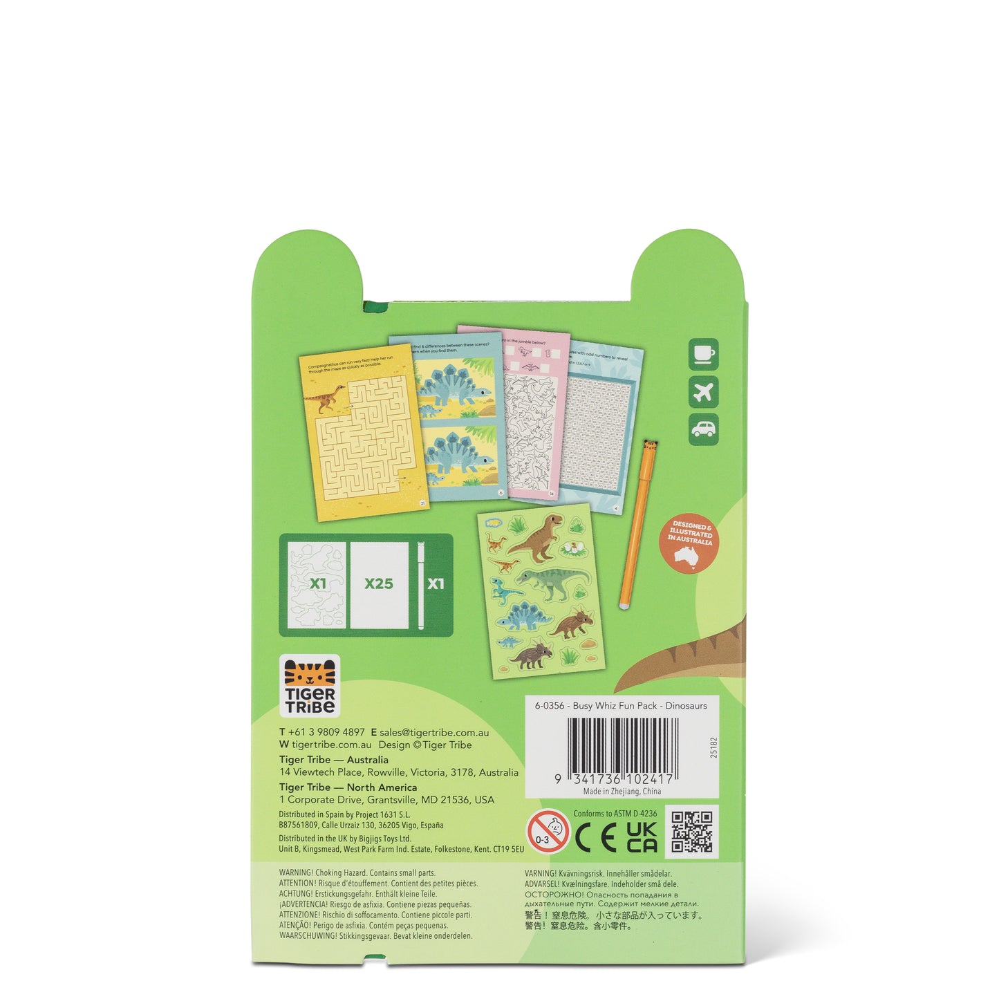 ערכת פעילות ביזי ווייז – דינו Tiger Tribe