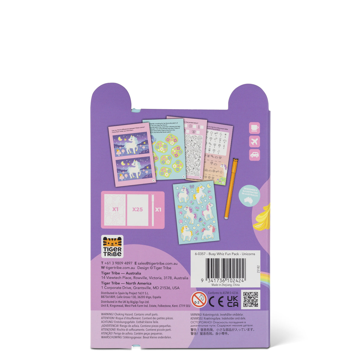 ערכת פעילות ביזי ווייז – חד קרן Tiger Tribe - דוארט | DoArt