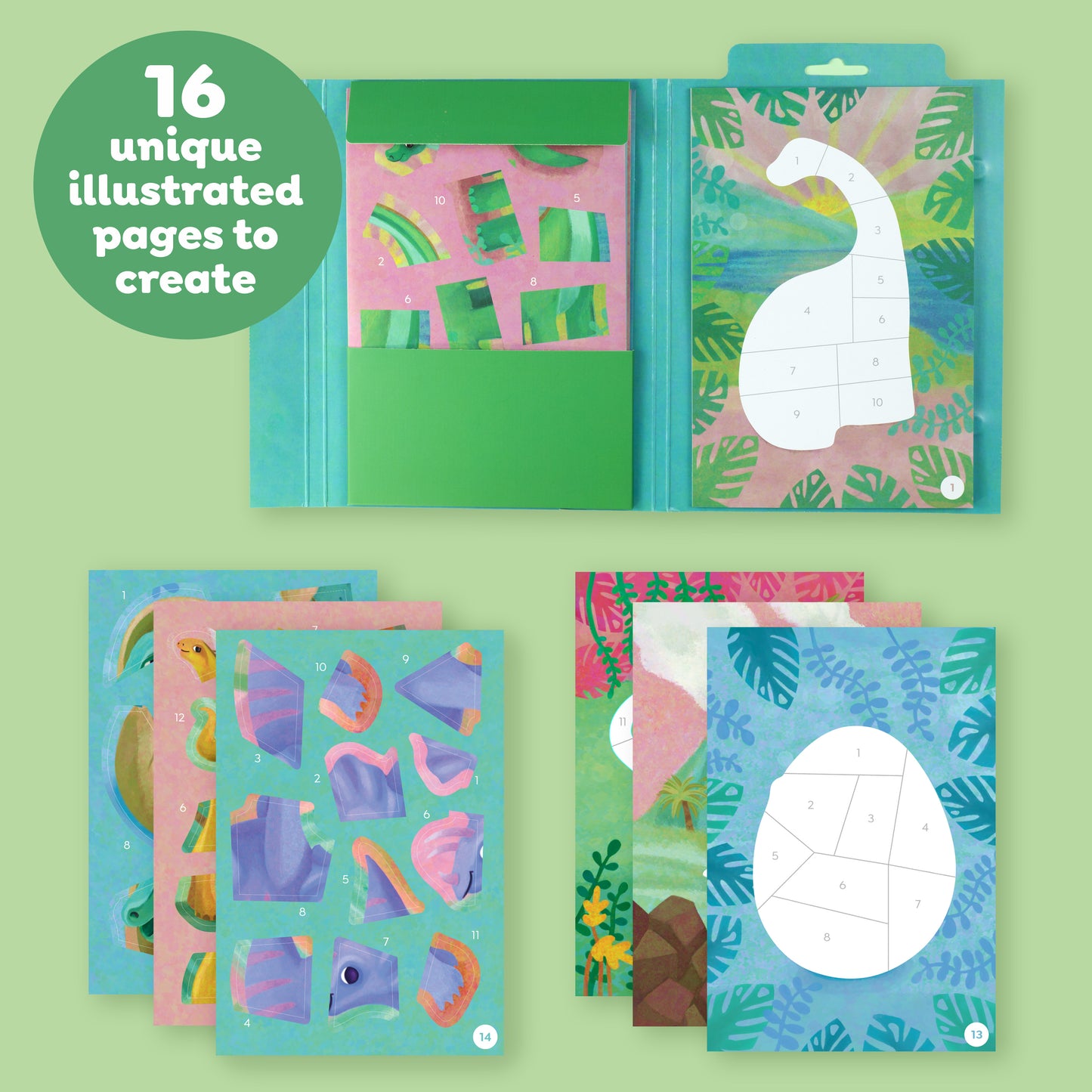 תמונה במדבקות לפי מספרים - בת הים Tiger Tribe (Copy) - דוארט | DoArt