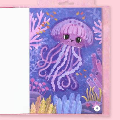 תמונה במדבקות לפי מספרים - בת הים Tiger Tribe - דוארט | DoArt